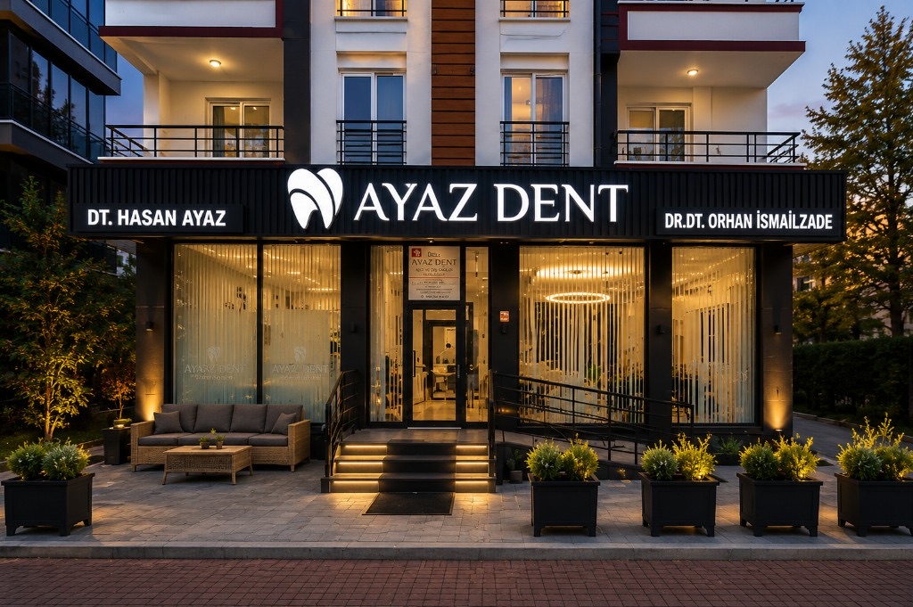 Ayaz Dent klinik dış görünüm — Dt. Hasan Ayaz